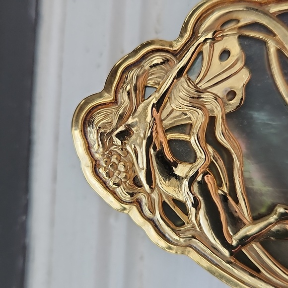 Shop Closing Duri signed art nouveau brooch - Picture 2 of 4